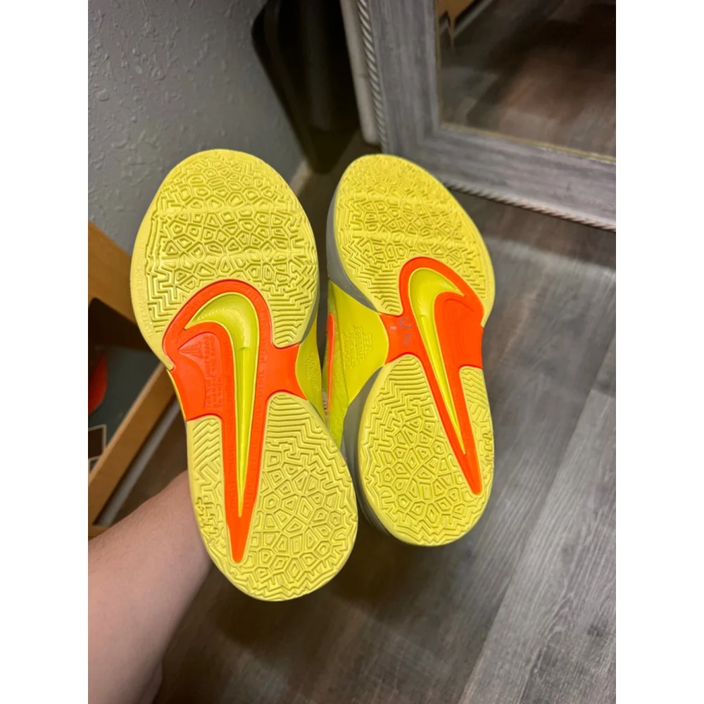 NIKE Ja 2 Twelve Time Lemon Twist Total Orange Basketball Shoes‎ Sz 6Y